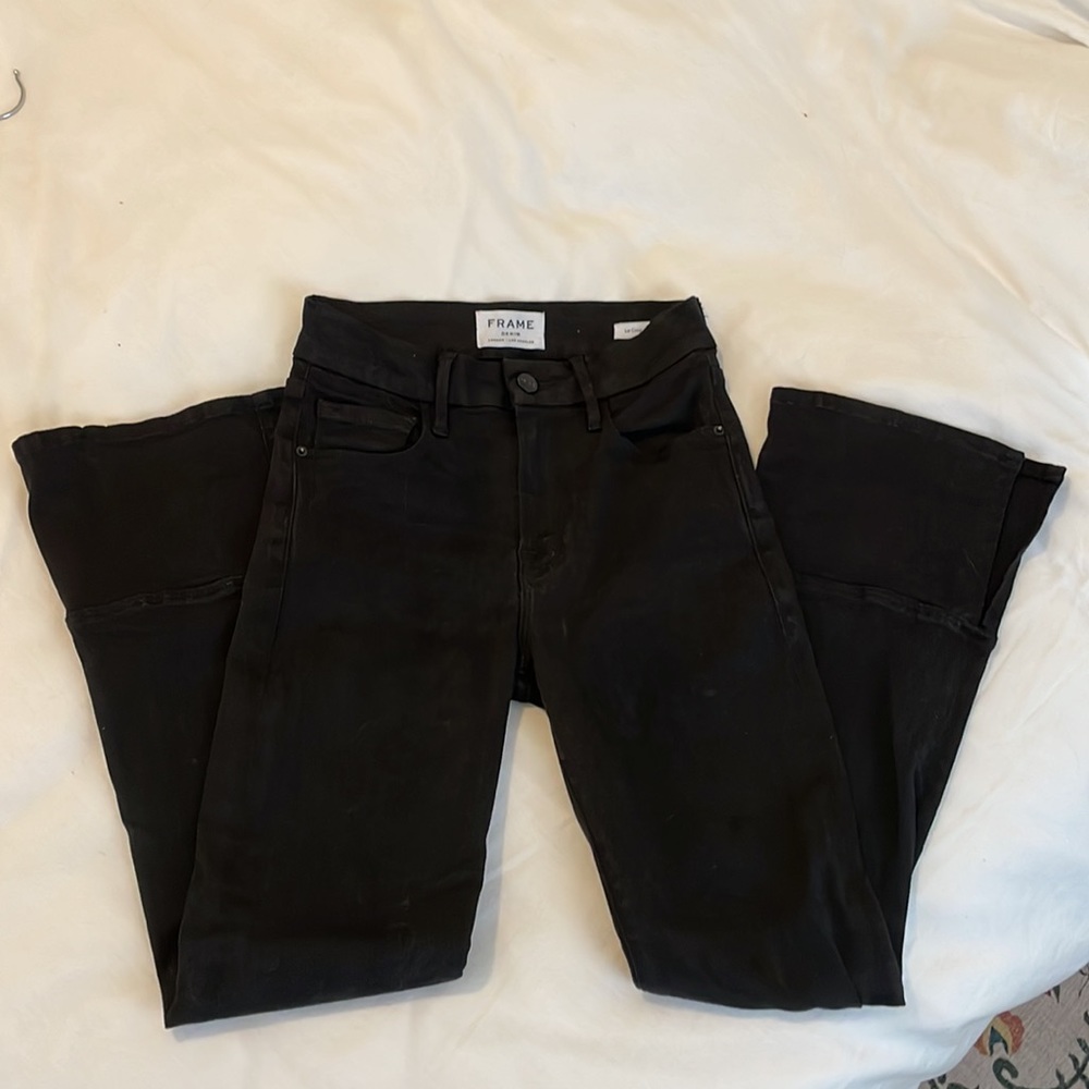 Mid Rise Frame Jeans - Picture 4 of 8